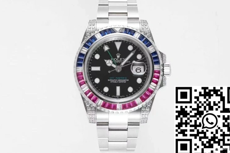 ROF 116759 Factory Black GMT SAru-78209 Dial II Master Rolex 1026